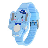 Reloj Led Digital Niño Niña Elefante + Estuche