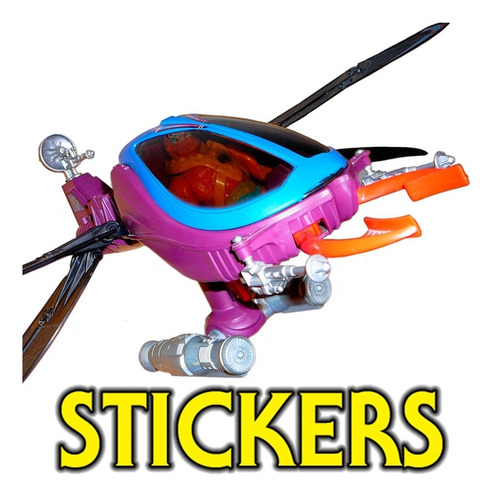 Heman Stickers Calcos Fright Fighter Master Universe Motu