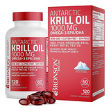 Aceite De Krill 1000mg ( 120 Cápsulas) Omega 3. Hecho En E.u