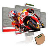 Quadro Decorativo Esporte Motogp Marc Marquez Repsol Honda