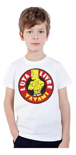 Playera Unisex Niños Los Simpson Bart Gym