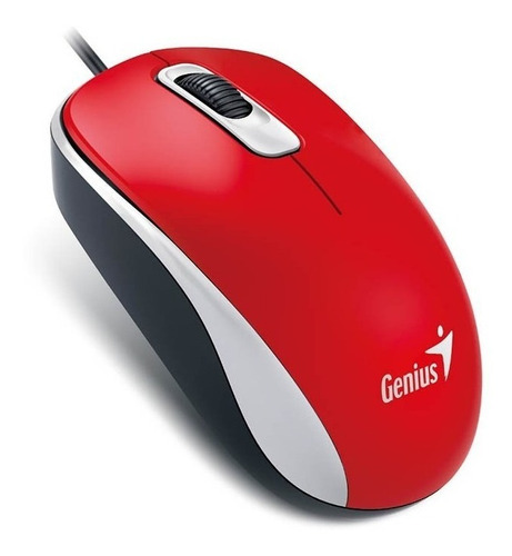 Mouse Genius Dx-110 Usb 1000 Dpi Óptico Rojo