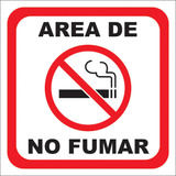 Chapa Prohibido Fumar 15x15 Ideal Negocios Empresas Locales