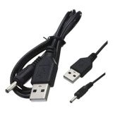 Cabo Usb Alimentação Energia Dc 3,5mm Usb Caixa Som Coolers