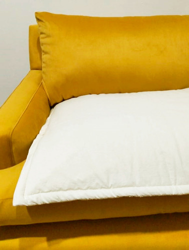 Pillow Manta Protectora Cubre Asiento Sofa Tussor 3 Cuerpos