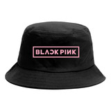 Gorro Bucket Hat Blackpink Logo Estampado