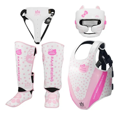Equipo De Protección Para Boxeo Sanda Infantil 5pcs