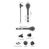 Soporte Manubrio Integrado 2 Pernos Bicicleta Carbono Garmin