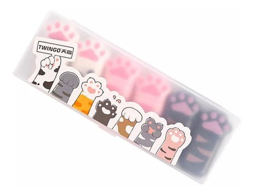 Corrector De Tinta Set Patita De Gato Kawaii