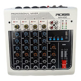 Mixer Ross Mx400 De 4 Canales Xlr/trs Bluetooth Usb Cuota