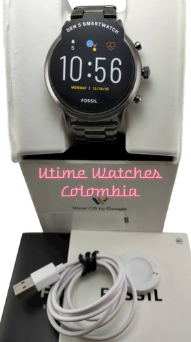 Smartwatch Fossil Carlyle 5 Generación Pulso En Acero Hombre