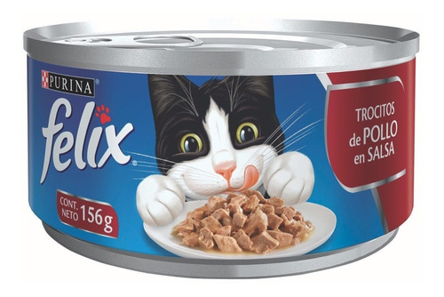 Alimento Para Gato Purina Felix Pollo 156 Gr