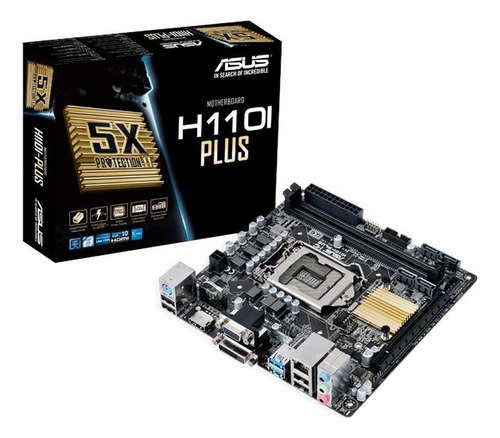 Tarjeta Madre Asus H110i-plus Para Procesador Intel 6 Y 7gen