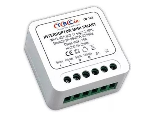 Interruptor Inteligente Wifi Mini Smart 220v 10a Domotica 