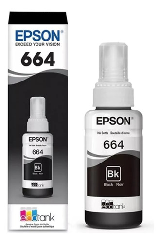 Tinta Epson Original 664 Para 110/120/395/565+