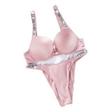 Conjunto De Lingerie Fosca Victoria's Secret De 2 Peças