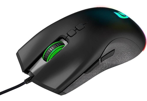 Mouse Gamer Fortrek Blackfire Rgb 7200dpi 6 Botões Usb 2.0