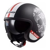 Jm Casco Moto Abierto Ls2 Spitfire Of599 Inky Talle S Outlet