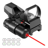 Lanterna De Pistola Tática Mira Laser Red P/trilho 20mm