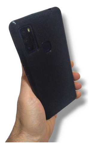 Funda Tcl 20 E Tcl 20 Y  Negro Tpu Flexible Ídem Silicona