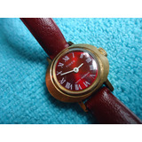 Timex Red Mini Reloj Vintage Retro Para Mujer