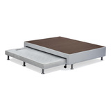 Base Branca E Cama Auxiliar (138x188x24) - Ortobom Cor Branco