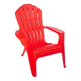 Silla Plástica Adirondack Color Roja