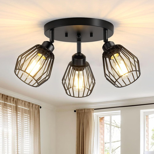 Baocuz 3-light Kitchen Light Fixtures Ceiling Mount, Adju...