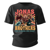 Camiseta Basica Jonas Brothers Banda Rock Pop Teen Show