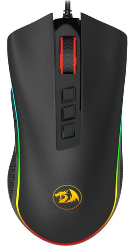Mouse Gamer Redragon Cobra Fps Negro M711 24000 Dpi Rgb Full
