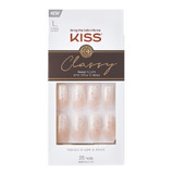 Uñas Kiss Glue-on Classy Nails Originales Instantáneas