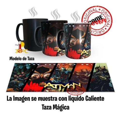 Taza Magica, Batman Corte De Los Buhos, Calidad Premium