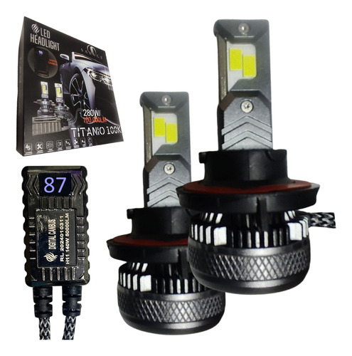 Kit Faros Delantero Led Csp H13 Potente 280w Canbus Digital 