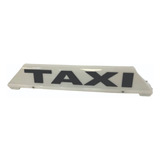 Cartel De Taxi 70 Cm Blanco Personalizado Led Somos Fábrica