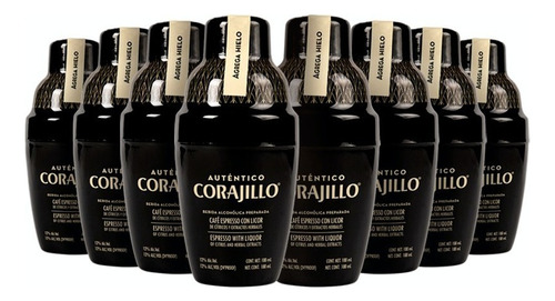 Auténtico Corajillo 8 Piezas 100ml Cada Una