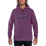 Buzo Reef Hoodie Frisado Estampado Hombre