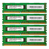 Memória Micron 4x 4gb =16gb Ddr3 1333mhz 10600e Dell T110 Hp