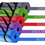 Yoga Mat Colchoneta Pilates 10mm Fitness Gym Gimasio + Bolso