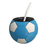 Mate Pelota Fútbol Equipos Impresión 3d . Incluye Bombilla