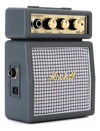 Amplificador Marshall Mini Cubo Cinza Ms-2c 