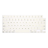 Protector De Teclado Blanco Crema Para Macbook Pro 2021