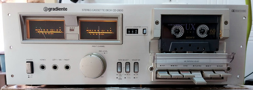 Tape Deck Gradiente Cd 2800 Func Normal Play, Rec, Ff E Rw