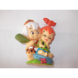 Los Picapiedra Figuras De Bam Bam Y Pebbles  1993