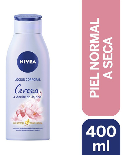 Locion Corporal Cereza Y Aceite De Jojoba 400ml Nivea