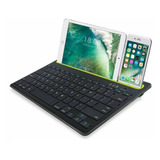 Teclado Bluetooth Recargable Para Pc Cel Mac Porta Celular.