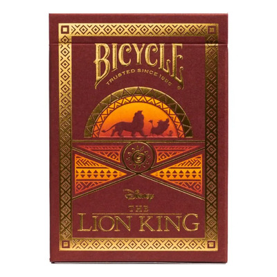 Baraja Bicycle El Rey León The Lion King Naipe Poker Reverso Bordó Idioma Español | Meses sin interés