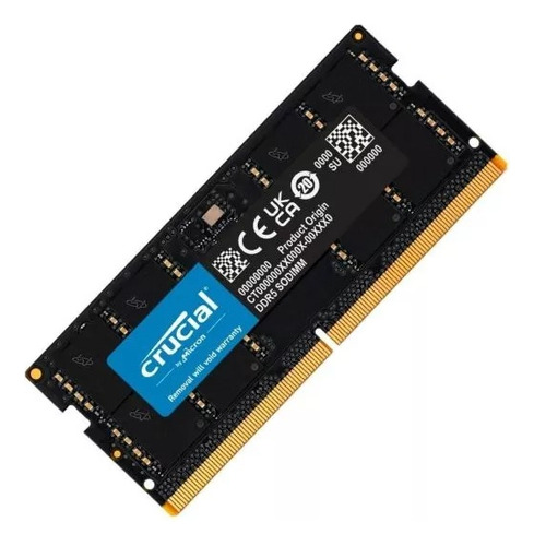 Memória Notebook Crucial 32 Gb Ddr5 4800 Mhz - Ct32g48c40s5