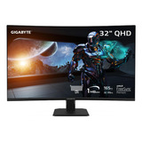 Gigabyte Gs32qc 31.5 165hz 1440p Monitor Curvo Para Juegos, 