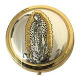 Relicario, Porta Viático Virgen Gpe Placa Plata.925 Italiano