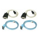 2 Juegos De Cables De Red Rj45, Cable Serial Rj45 A Db9 Y Rs